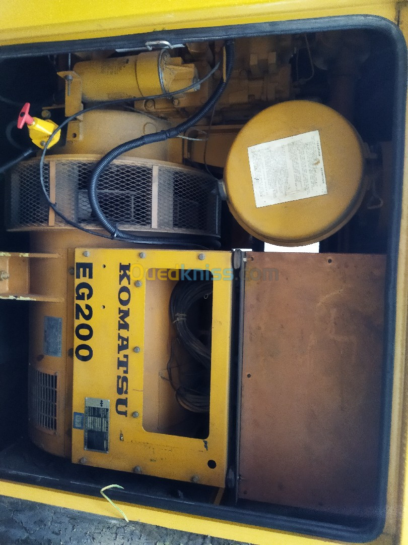 Groupe électrogène Komatsu Japon 200 kva