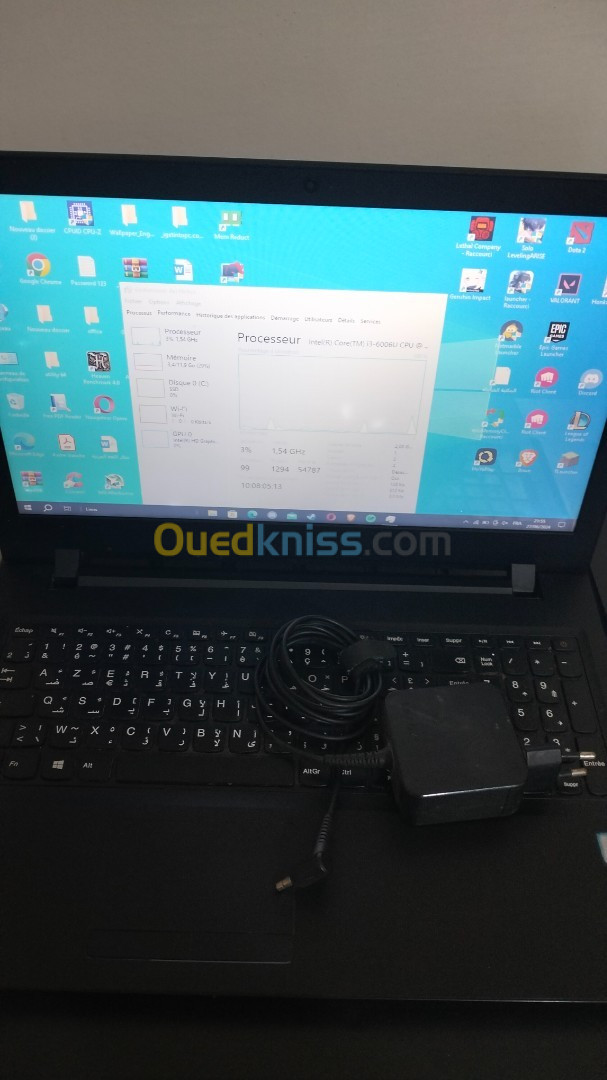 Pc portable lenovo 6ém génération 12gb ram 500gb ssd