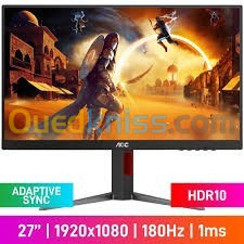 ECRAN AOC 27 27G4 1MS 180HZ IPS 1MS ADJUSTABLE