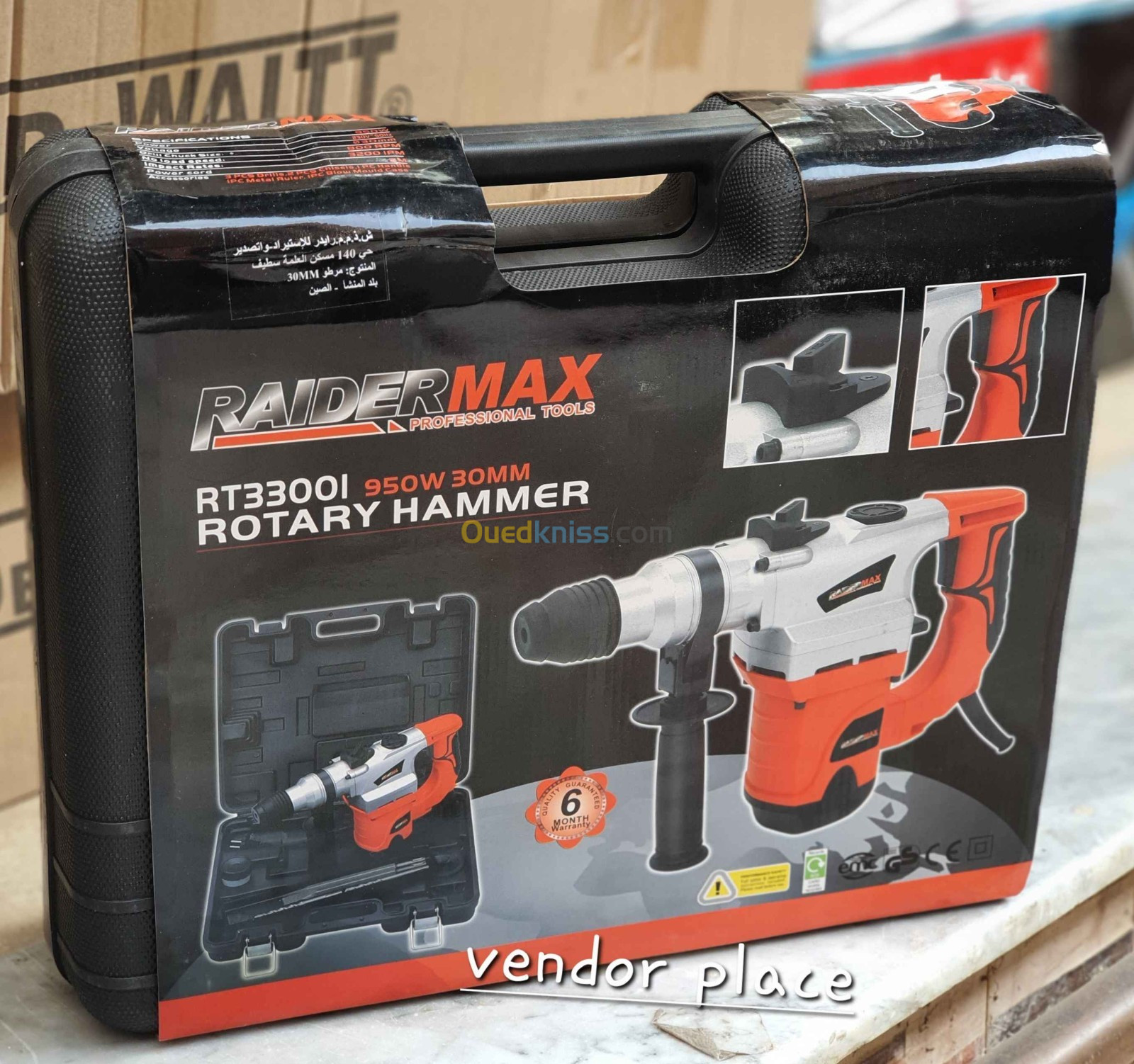 Marteau piqueur perforateur RIDER MAX 950w 