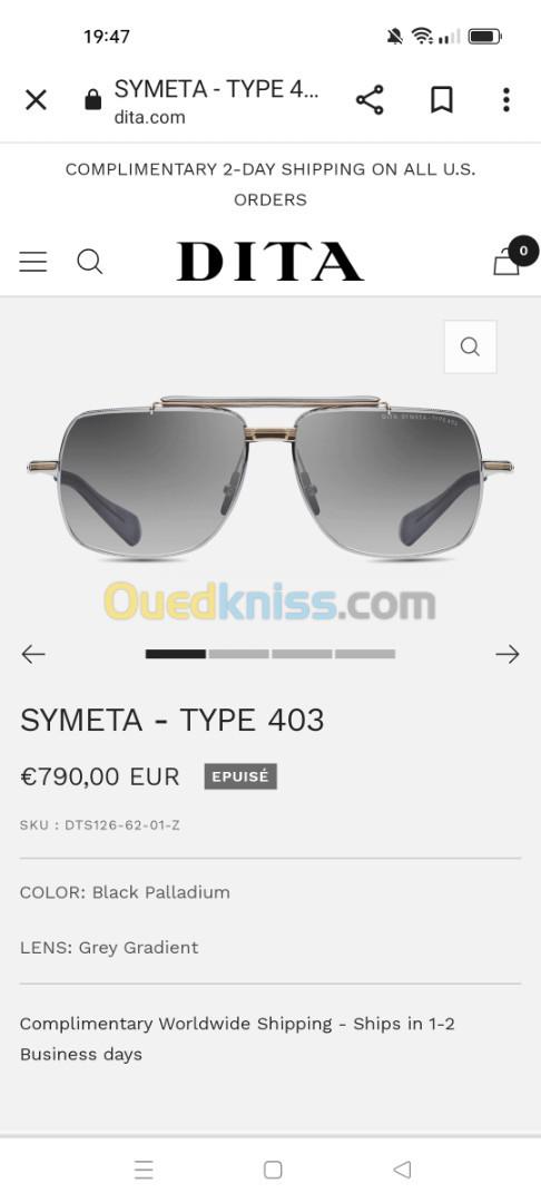 Lunette solaire dita