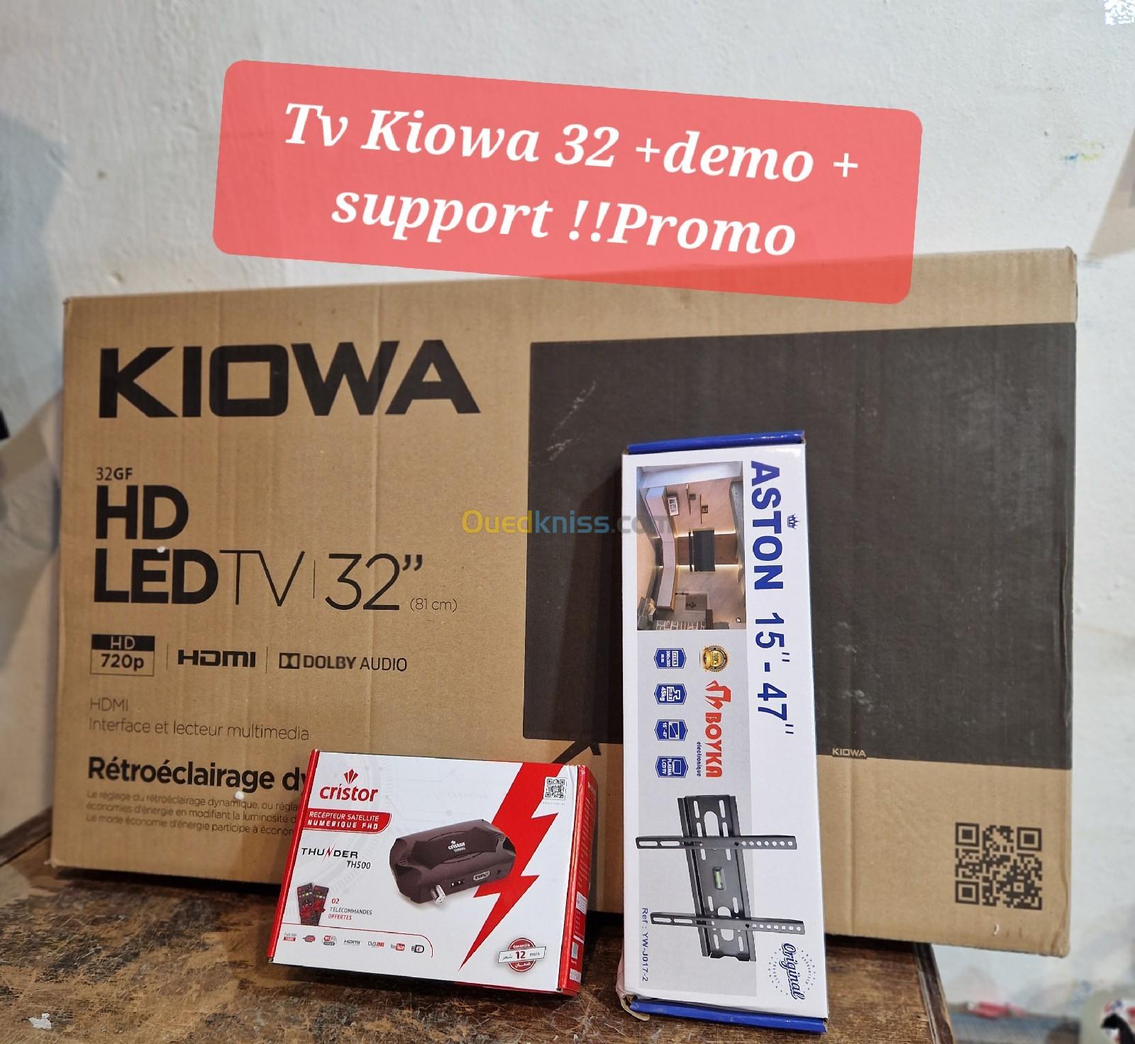  // tv Kiowa 32 + Démo cristor th500 +Support 