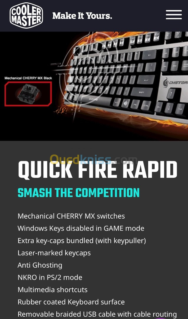 COOLER MASTER QUICK FIRE RAPID