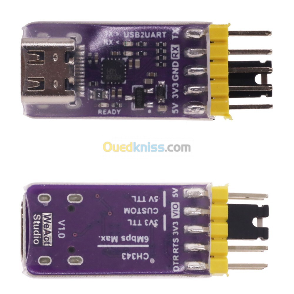 MODULE CONVERTISSEUR USB TO UART CH343