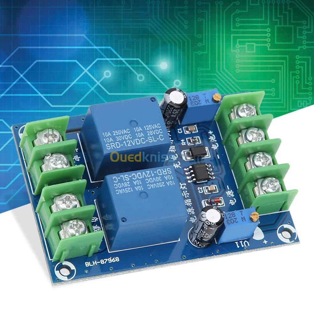 Carte de commande de charge alimentée par batterie commutation automatique, panne d'urgence, 10A, 12V