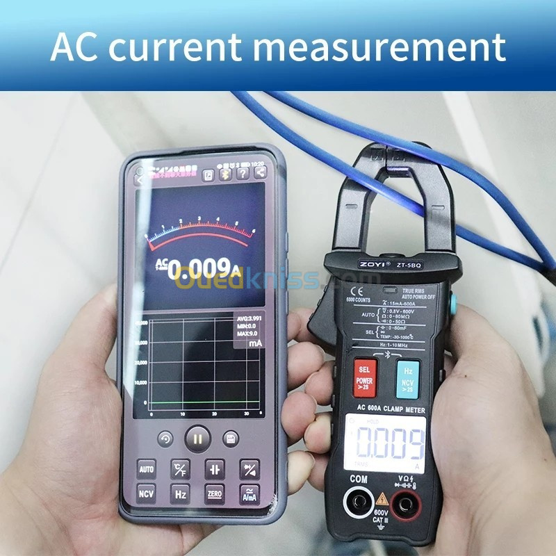 pince multimétre de courant Bluetooth ZT-5BQ arduino - البليدة الجزائر