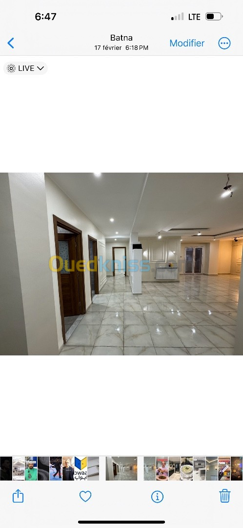 Location Appartement F4 Batna Batna