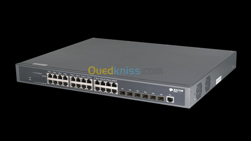 Switch niveau 3 BDCOM S3930 24 ports Gigabit Eth 6 ports SFP