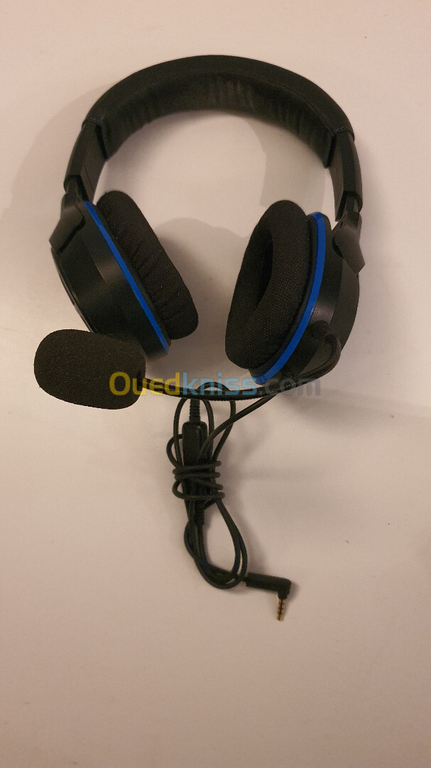 Casque gaming rameur Turtle Beach Recon 150 Noir et Bleu pour PS4 , PS3, PC et Mac