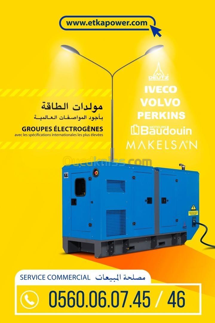 GROUPE ÉLECTROGÈNE 80 KVA RICARDO / makelsan 