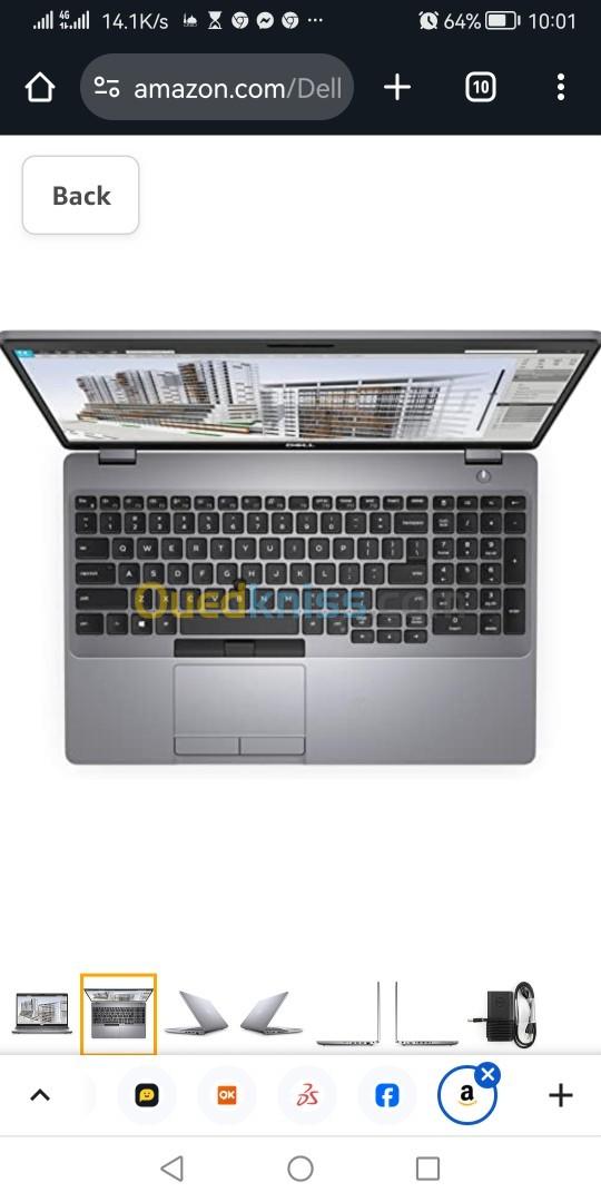 Laptop workstation Dell precision 3551 