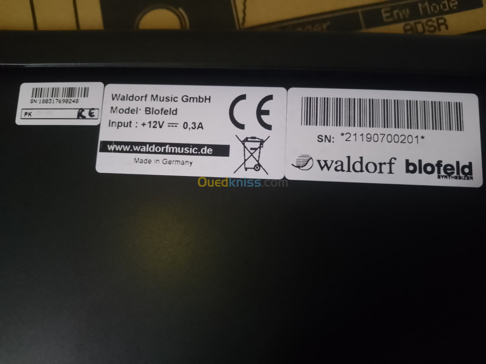 Waldorf Blofeld Desktop Black - B Stock