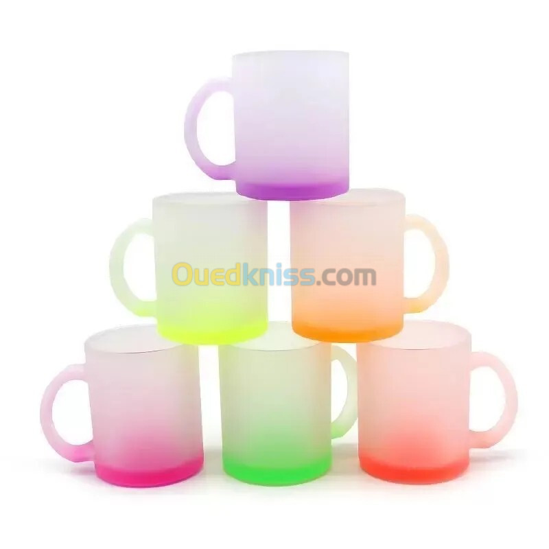 **NEW** Mug glasse Tasse transparent en verre sublimable / personnalisable