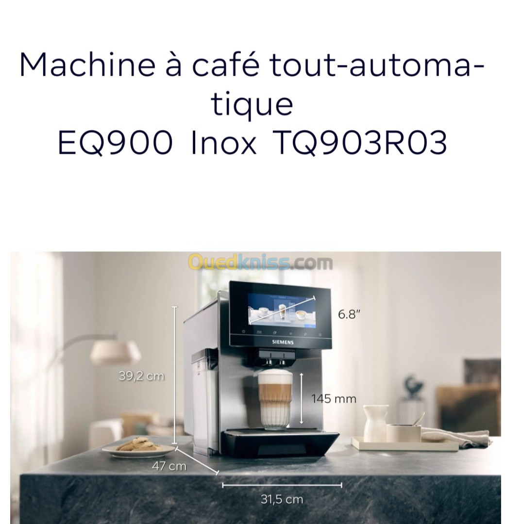 Dernière Machine à café automatique Siemens connecter, Wi-fi EQ.900