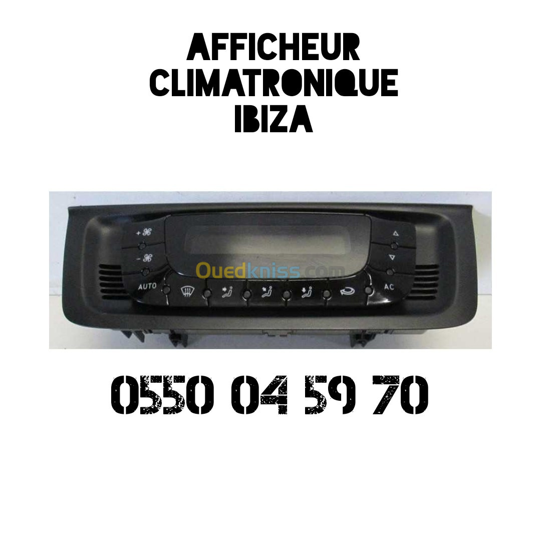 Afficheur climatronique iBiza 2011/2014