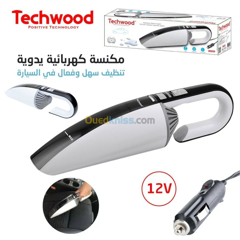 مكنسة كهربائية السيارات Techwood TAV-826 "