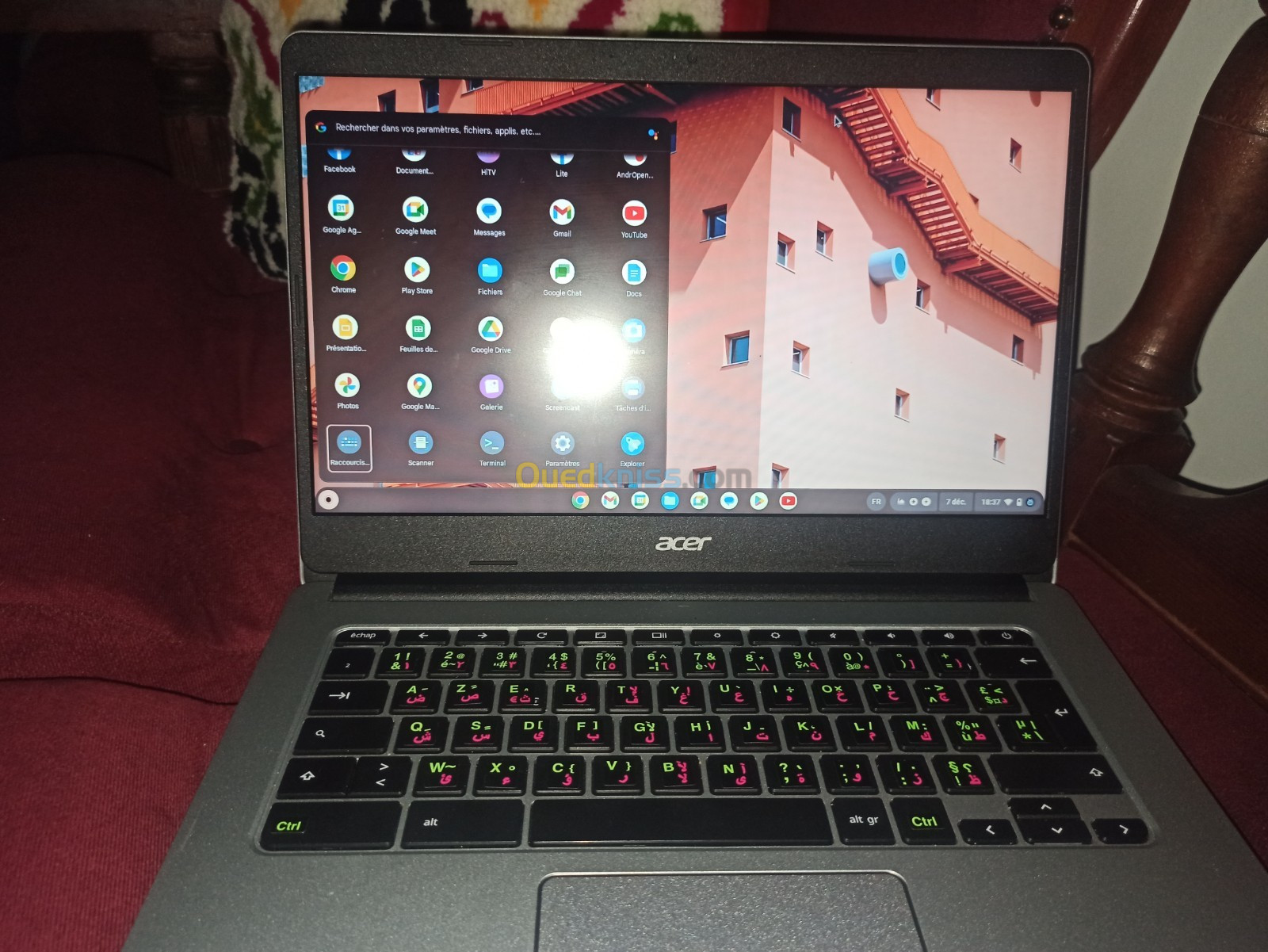 Acer Chromebook jdid habat caba