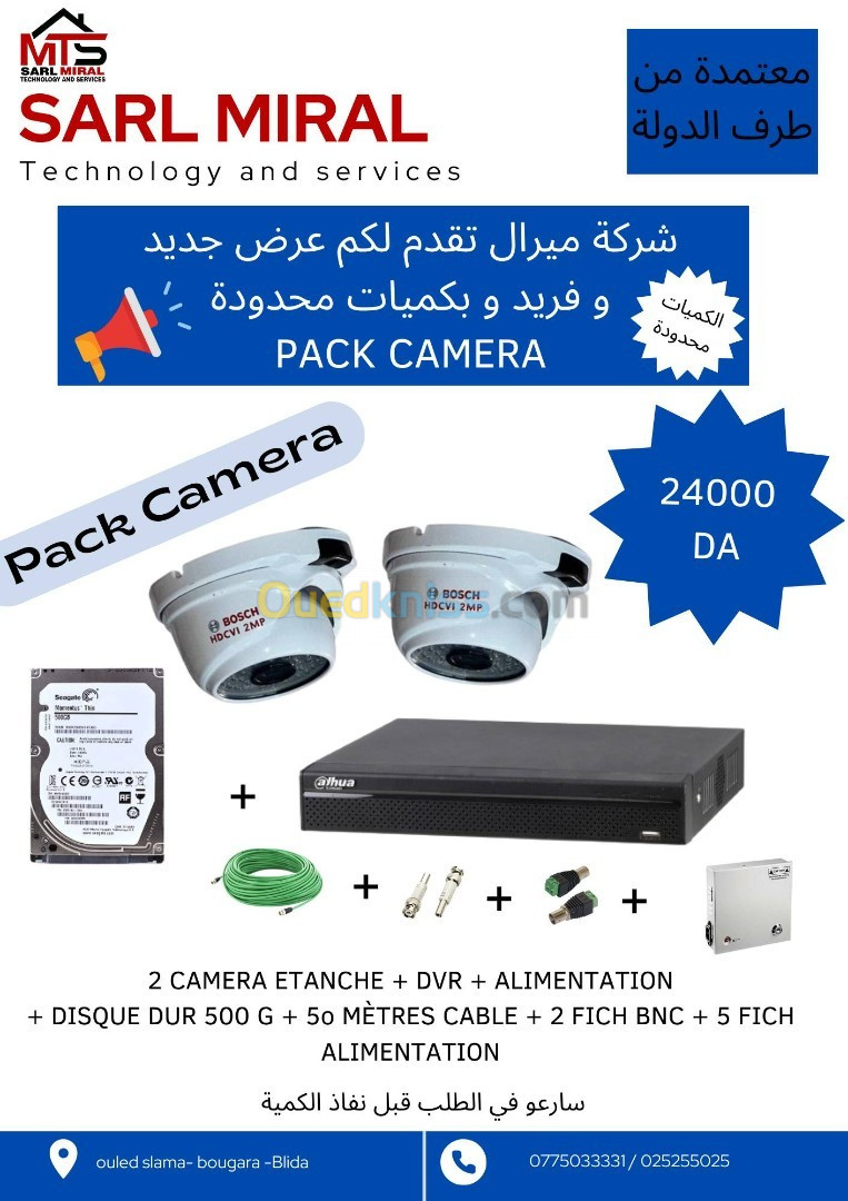 PACK CAMERA 