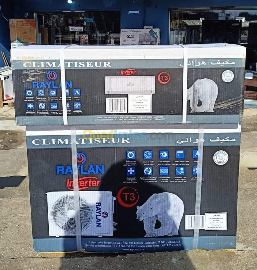 Climatiseur RAYLAN 12000btu tropical inverter