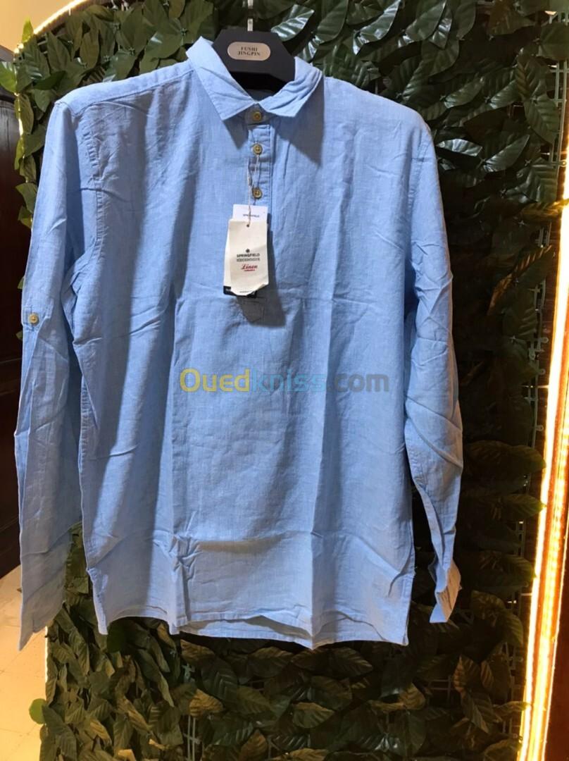 Chemise pour hommes en lin