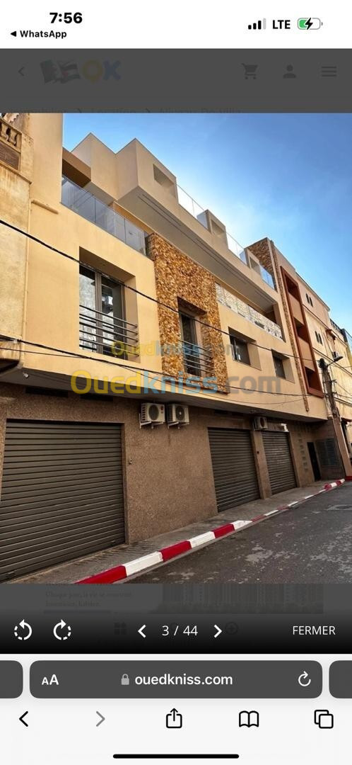 Location Appartement F7 Alger Bordj el kiffan