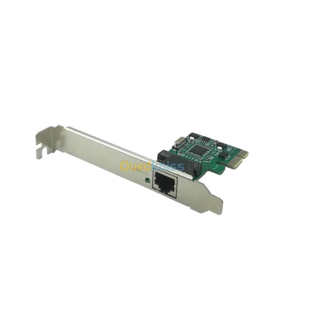 Carte Réseau RJ45 PCI Express Gigabit 10/100/1000Mbps PCE816 CAPSYS