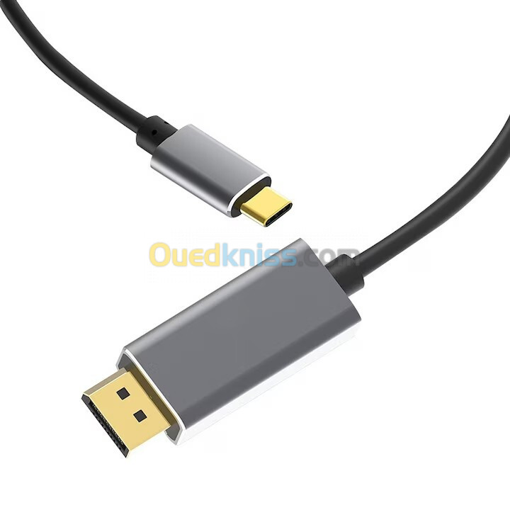 Cable USB Type C vers DisplayPort (DP) 8K 1.8 m 