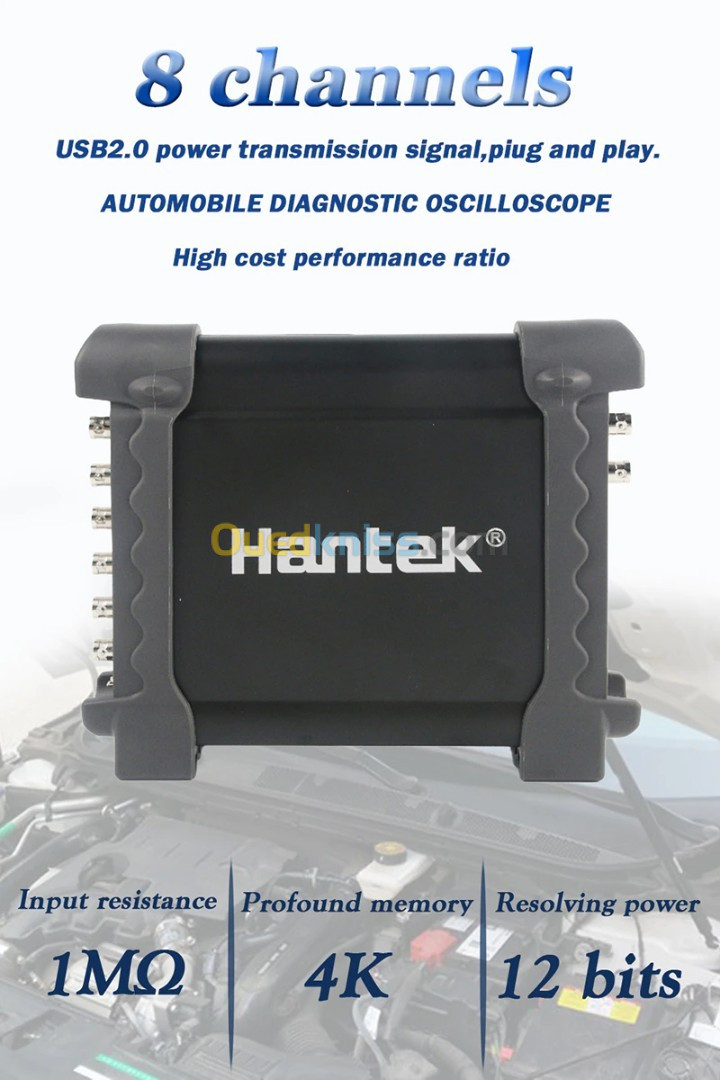 Hantek – oscilloscope 8 canaux