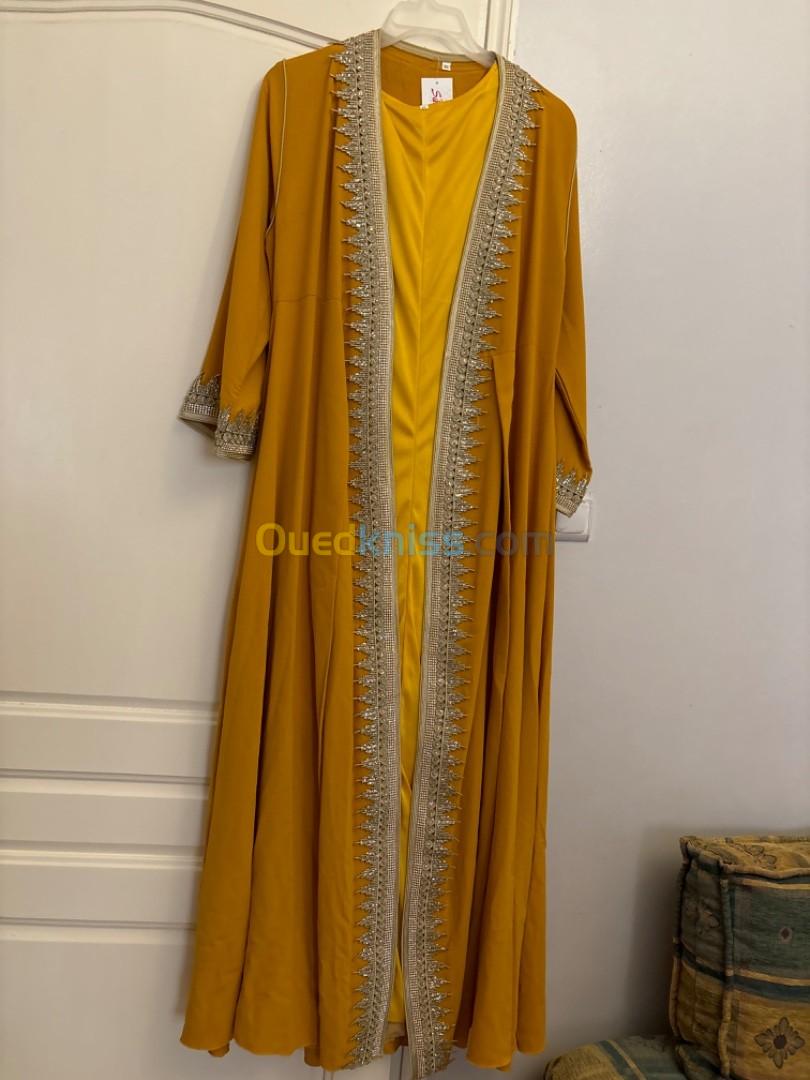 Kaftan moutarde