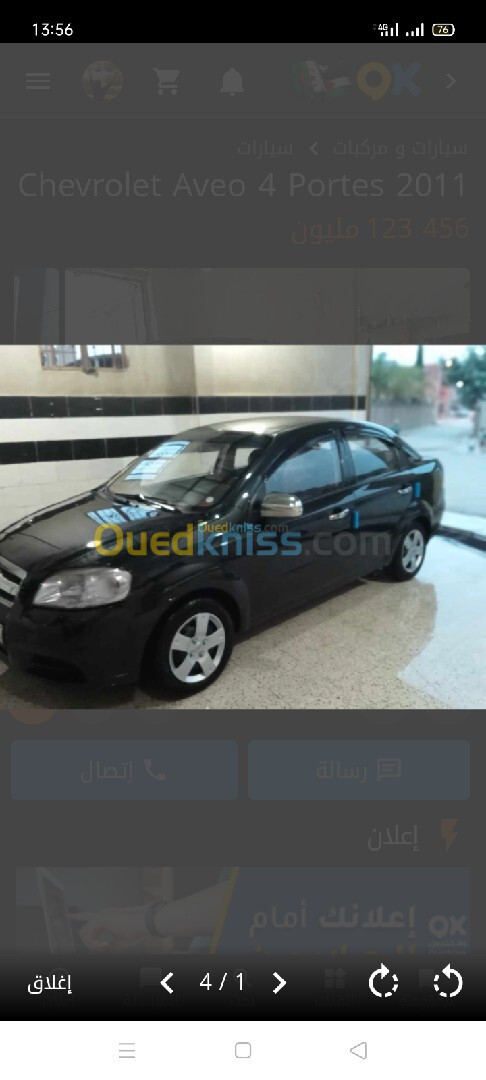 Chevrolet Aveo 4 portes 2011 