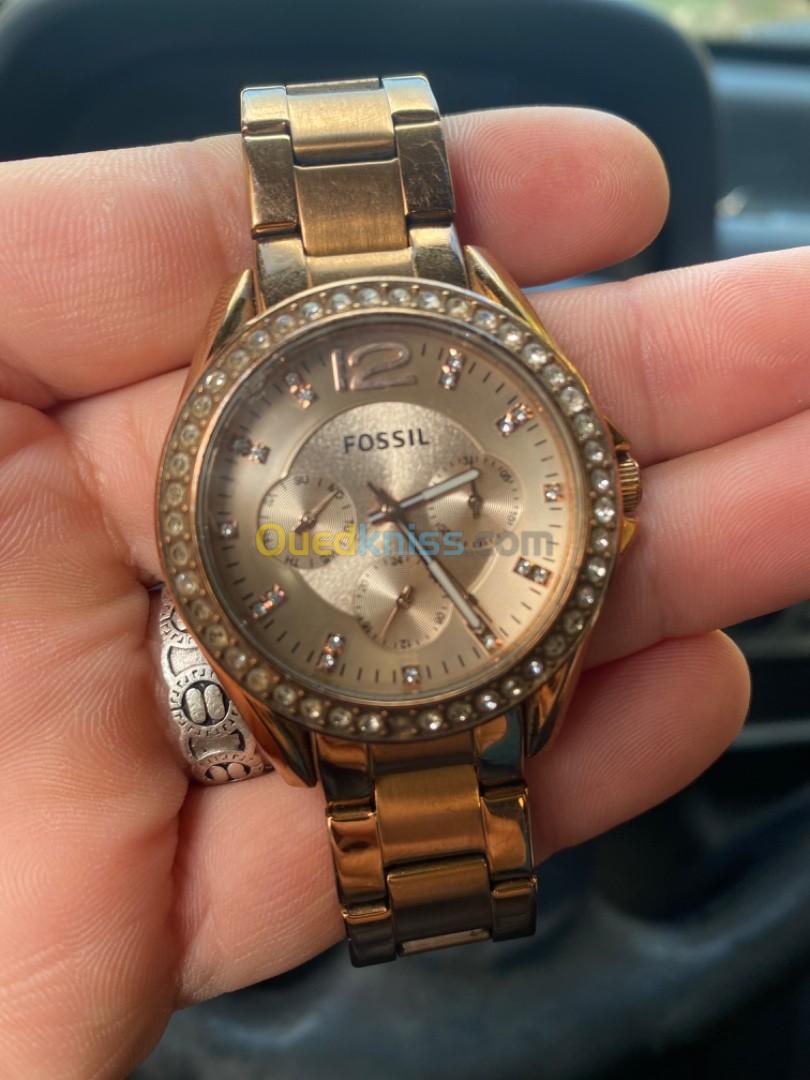 Montre fossil femme online or