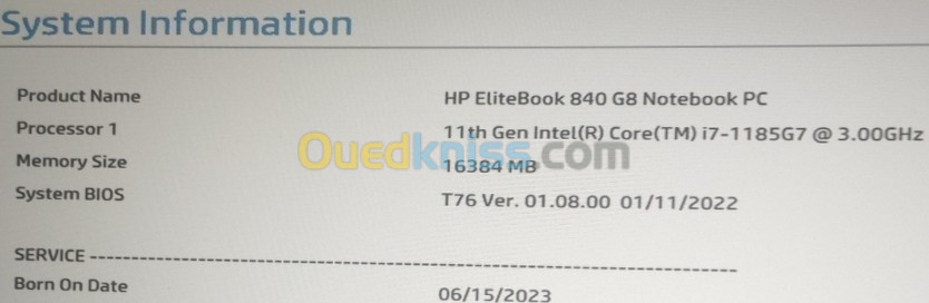 HP elitebook 840 G8 Notebook core i7 1185 G7 vpro 