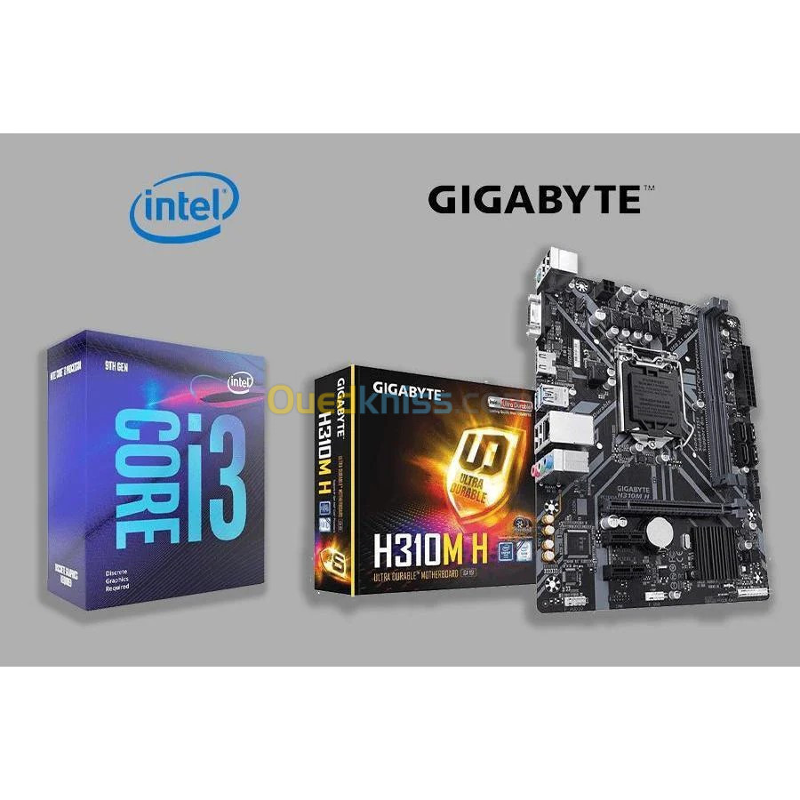 i3 9100f + gigabyte h310m h2 + 16g ram