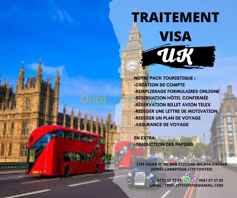 RDV VISAS: CANADA / USA / UK / ARABIE SAOUDITE / TURKIYE