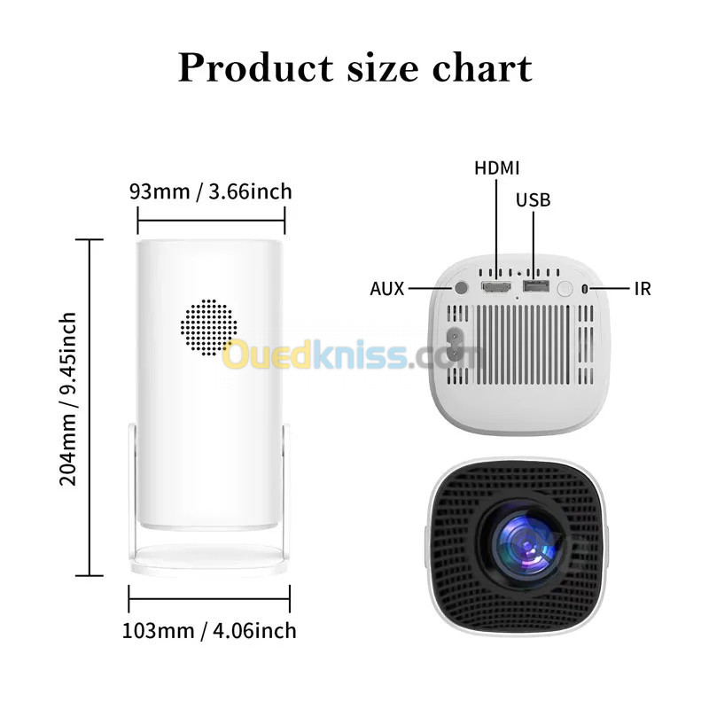 P30 Smart Mini Projector Android 11 