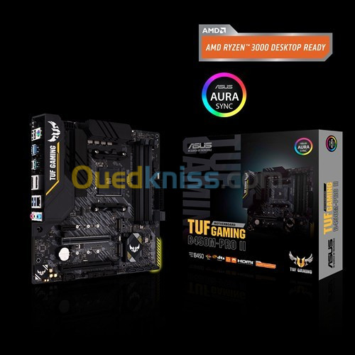 CARTE MERE ASUS TUF B450M-PRO GAMING II Des performances à couper le souffle