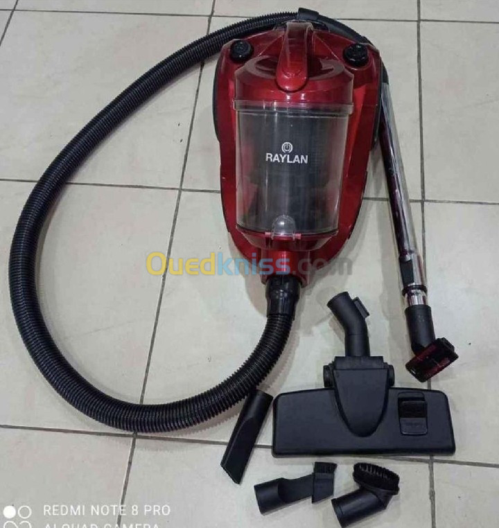 Aspirateur electric raylan 1600 W rouge 