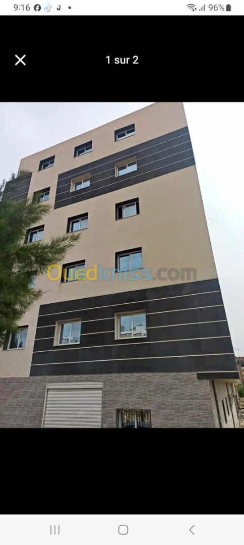 Vente Appartement F4 Alger Bordj el kiffan