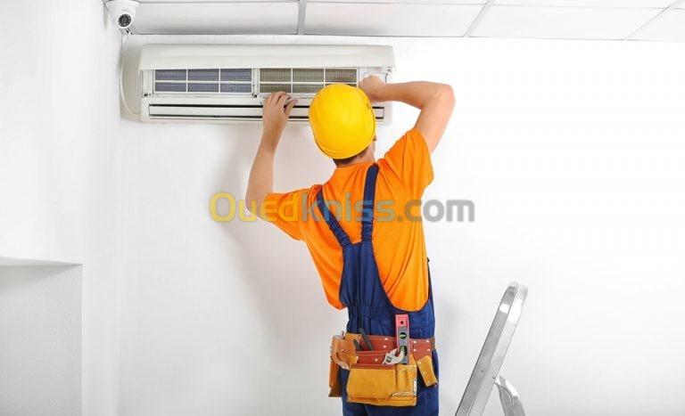 Installation climatiseur 