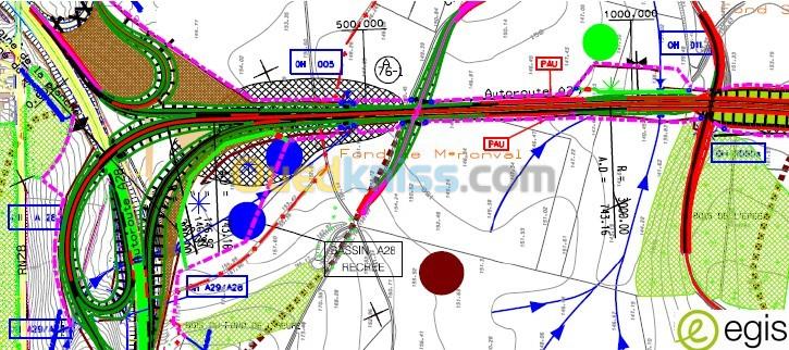 Trace routier, études routiere, ingénieur travaux publics 