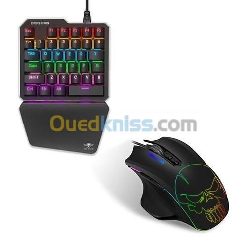 PACK SPIRIT OF GAMER XPERT-G700 MINI CLAVIER + SOURIS RGB M700