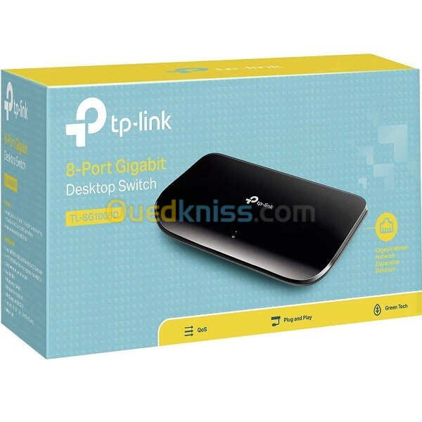 SWITCH TP-LINK TL-SG1008D 8 PORTS GIGABIT