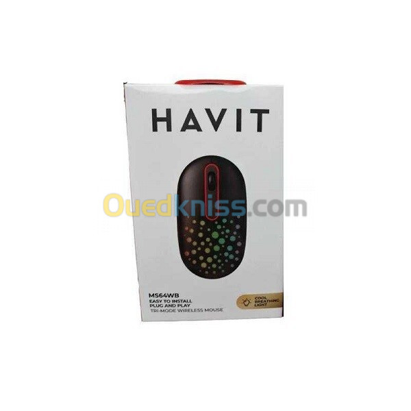 HAVIT MS64WB RECHARGEABLE BLACK RGB