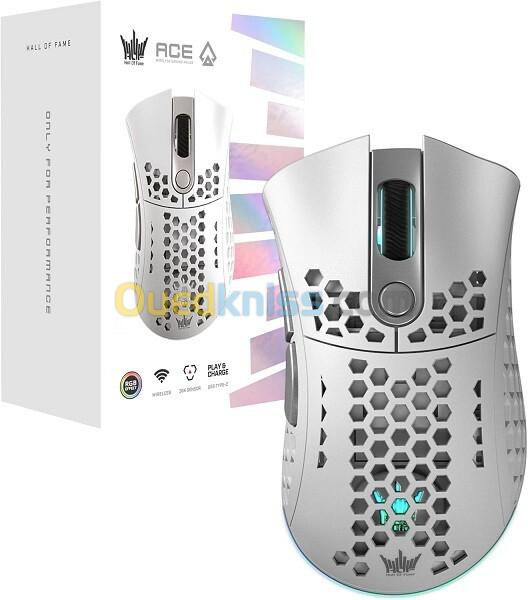 GALAX ACE M2 WHITE WIRELESS RGB OPTICAL GAMING MOUSE