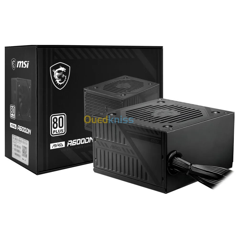 ALIMENTATION MSI MAG A600DN 600W 80PLUS