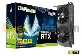 CARTE GRAPHIQUE ZOTAC GAMING GeForce RTX 3060 Twin Edge 12GB GDDR6