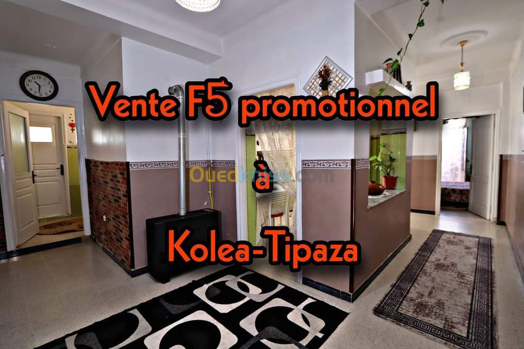 Vente Appartement F5 Tipaza Kolea