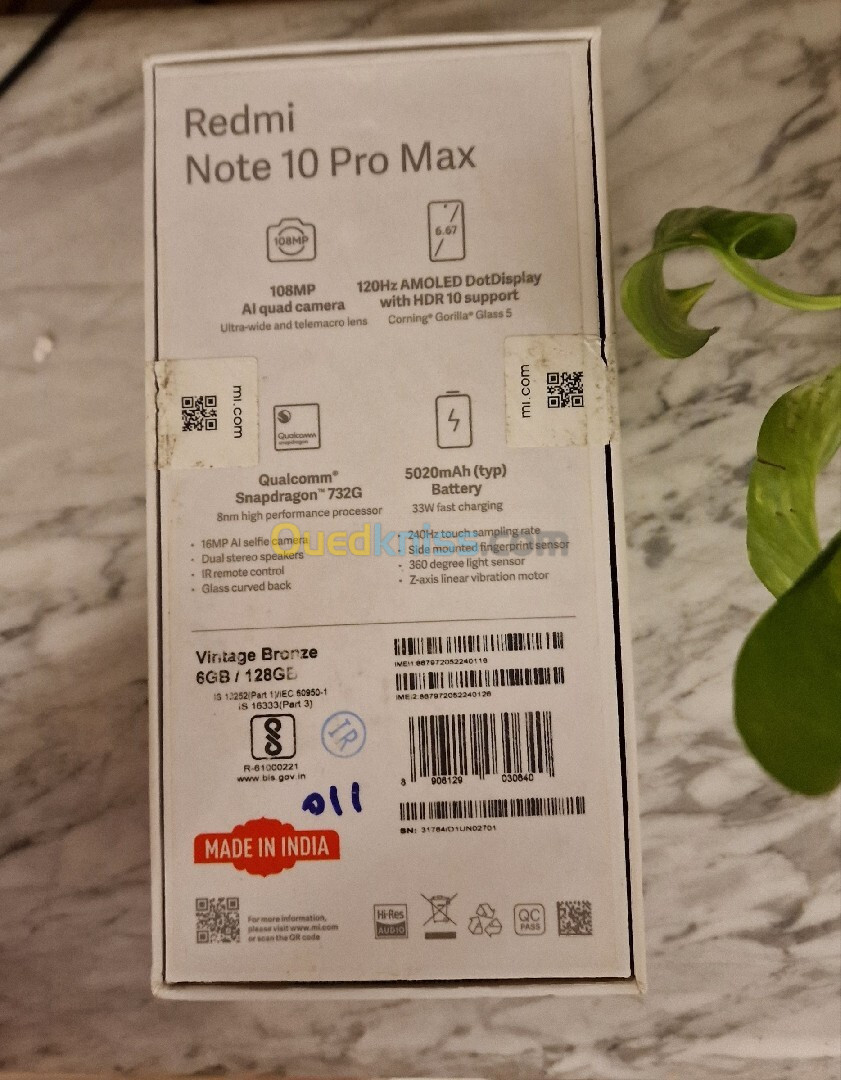 Redmi Note 10 pro max