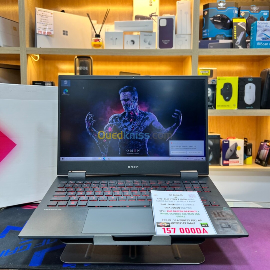 HP OMEN 15 AMD RYZEN 7 4800H NVIDIA RTX 2060 6GB VRAM 16GB RAM 512GB SSD