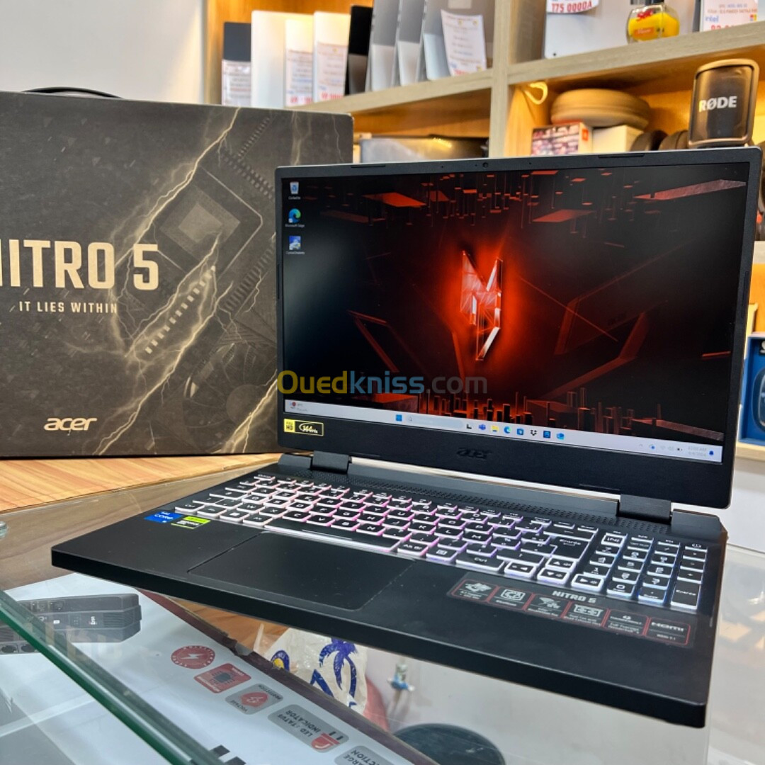 ACER NITRO 5 I5 12450H NVIDIA RTX 4060 16GB RAM 512GB SSD ECRAN 144HZ SOUS EMBALLAGE 